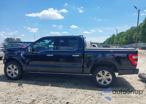 2021 Ford F-150 Platinum z USA, uszkodzony, nr VIN 1FTFW1E85MFB91107